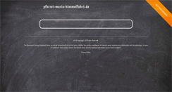 Desktop Screenshot of pfarrei-maria-himmelfahrt.de